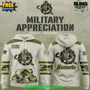Fort Wayne Komets Military Appreciation Night 2025 Hoodie
