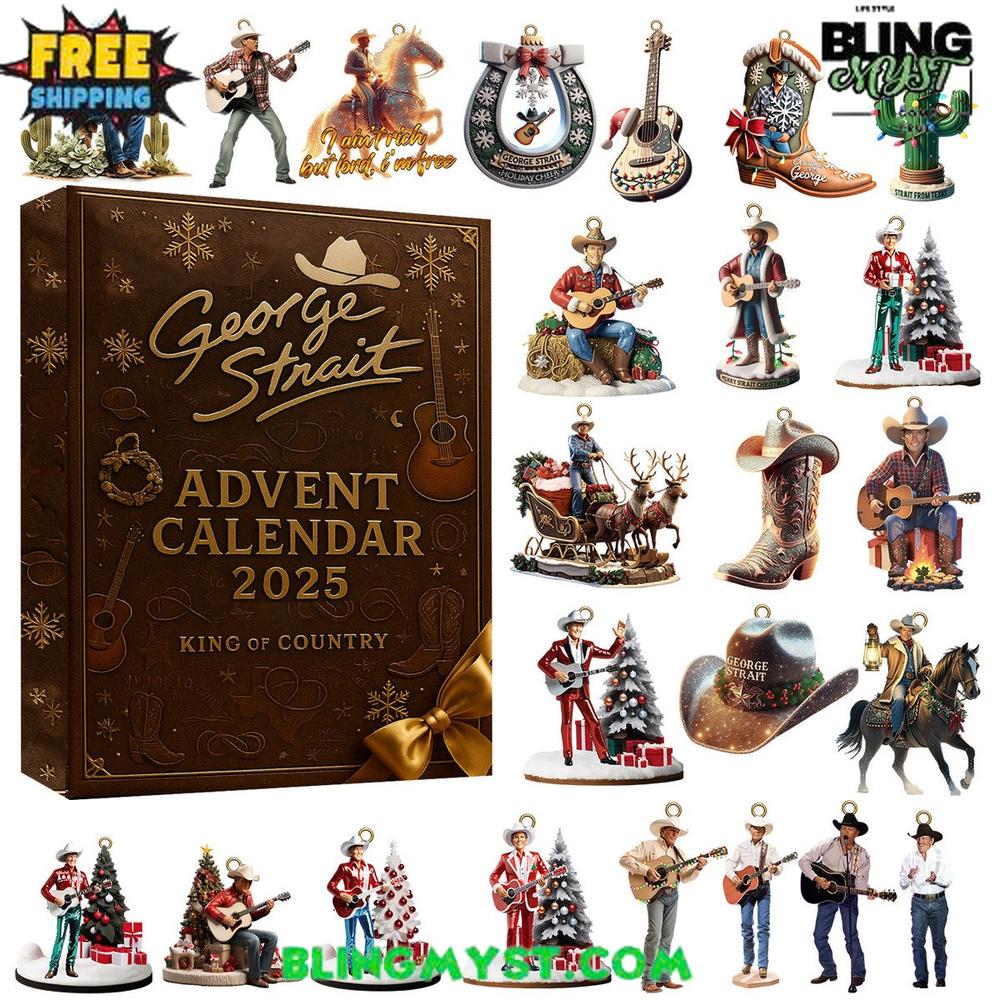 George Strait King Of Country Limited Edition Advent Calendar 2025 George Strait King Of Country Limited Edition Advent Calendar 2025
