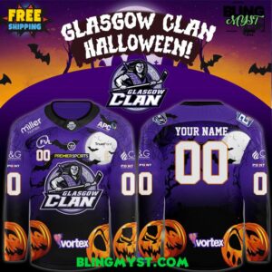 Glasgow Clan Halloween 2025 Hockey Jersey