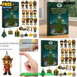 Green Bay Packers 105th Anniversary Christmas Limited Edition Advent Calendar 2025