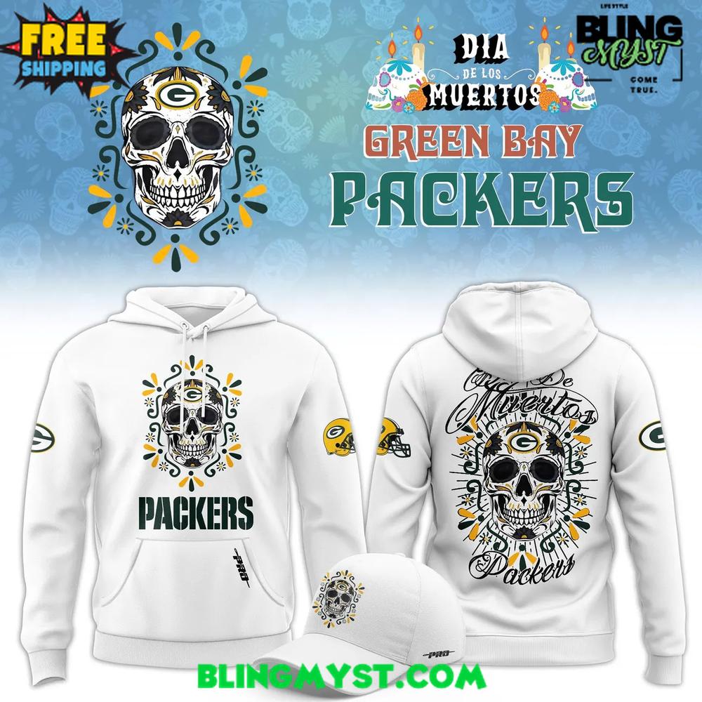 Green Bay Packers Standard Eternal Skull 2025 Hoodie Green Bay Packers Standard Eternal Skull 2025 Hoodie