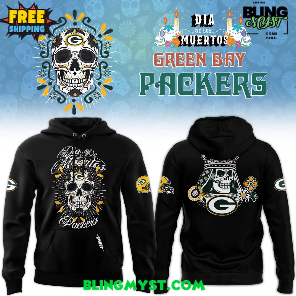 Green Bay Packers Standard Eternal Skull 2025 Hoodie Green Bay Packers Standard Eternal Skull 2025 Hoodie