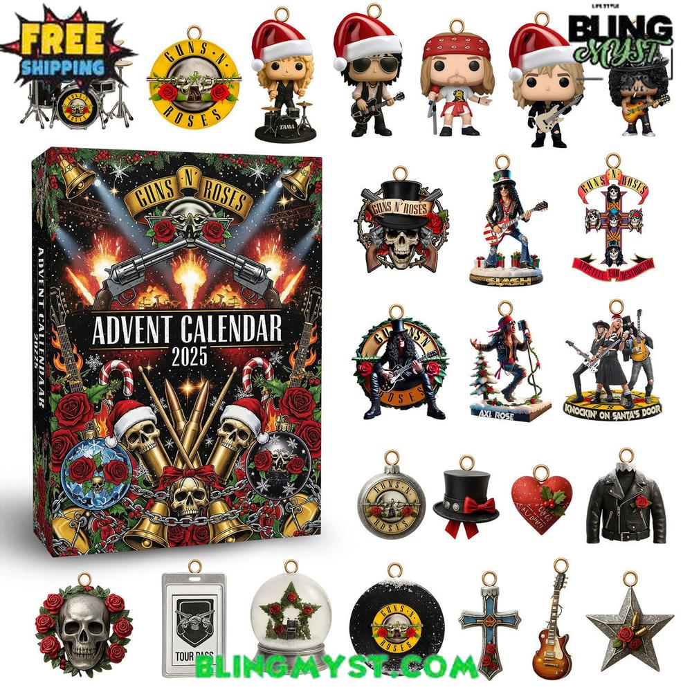 Guns N’ Roses Limited Edition Advent Calendar 2025 Guns N’ Roses Limited Edition Advent Calendar 2025