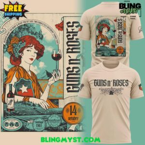 Guns N’ Roses To Santiago Family 2025 T-Shirt
