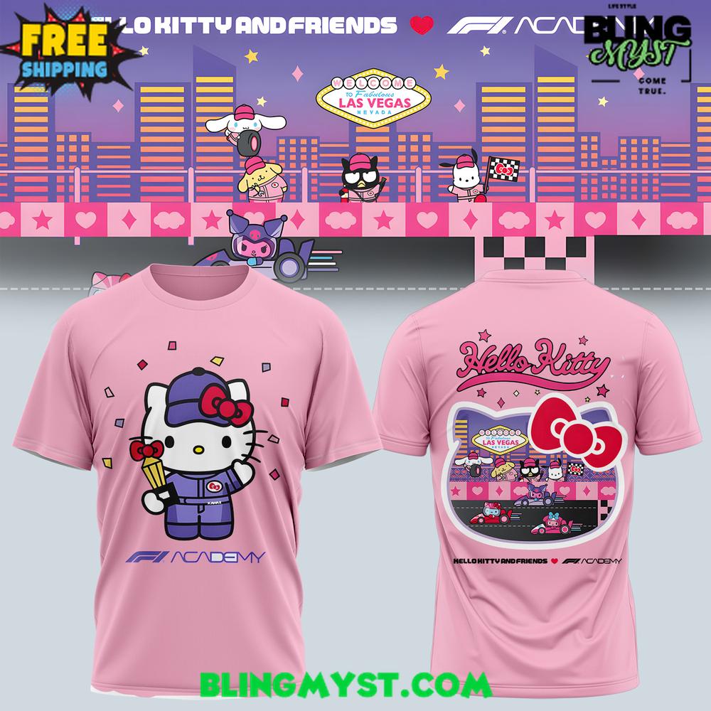 Hello Kitty And Friends x F1 Academy Special Edition T-Shirt Hello Kitty And Friends x F1 Academy Special Edition T-Shirt