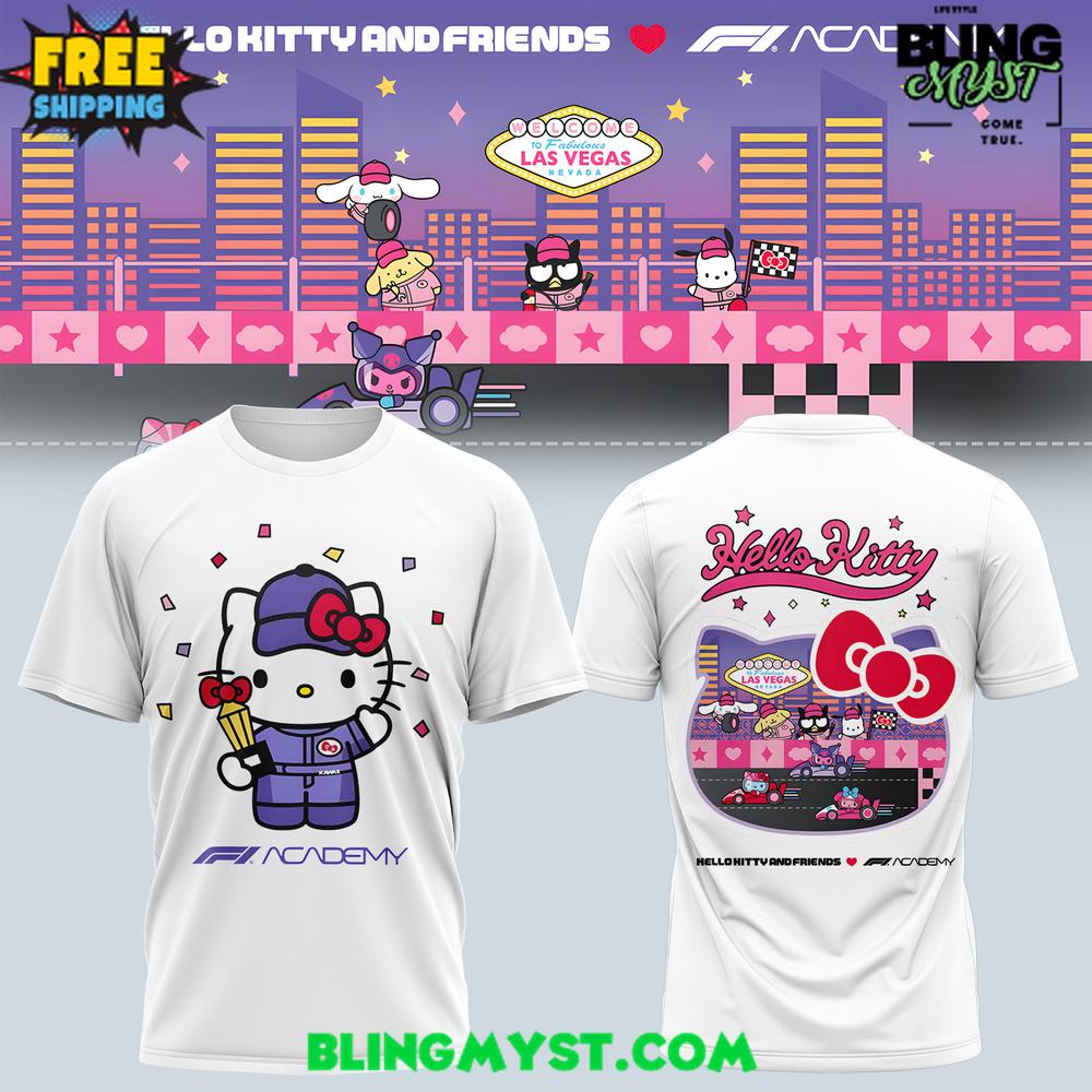 Hello Kitty And Friends x F1 Academy Special Edition T-Shirt Hello Kitty And Friends x F1 Academy Special Edition T-Shirt