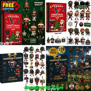 Houston Texans 24TH ANNIVERSARY Christmas Limited Edition Advent Calendar 2025