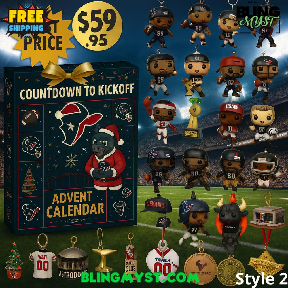Houston Texans 24TH ANNIVERSARY Christmas Limited Edition Advent Calendar 2025 Houston Texans 24TH ANNIVERSARY Christmas Limited Edition Advent Calendar 2025