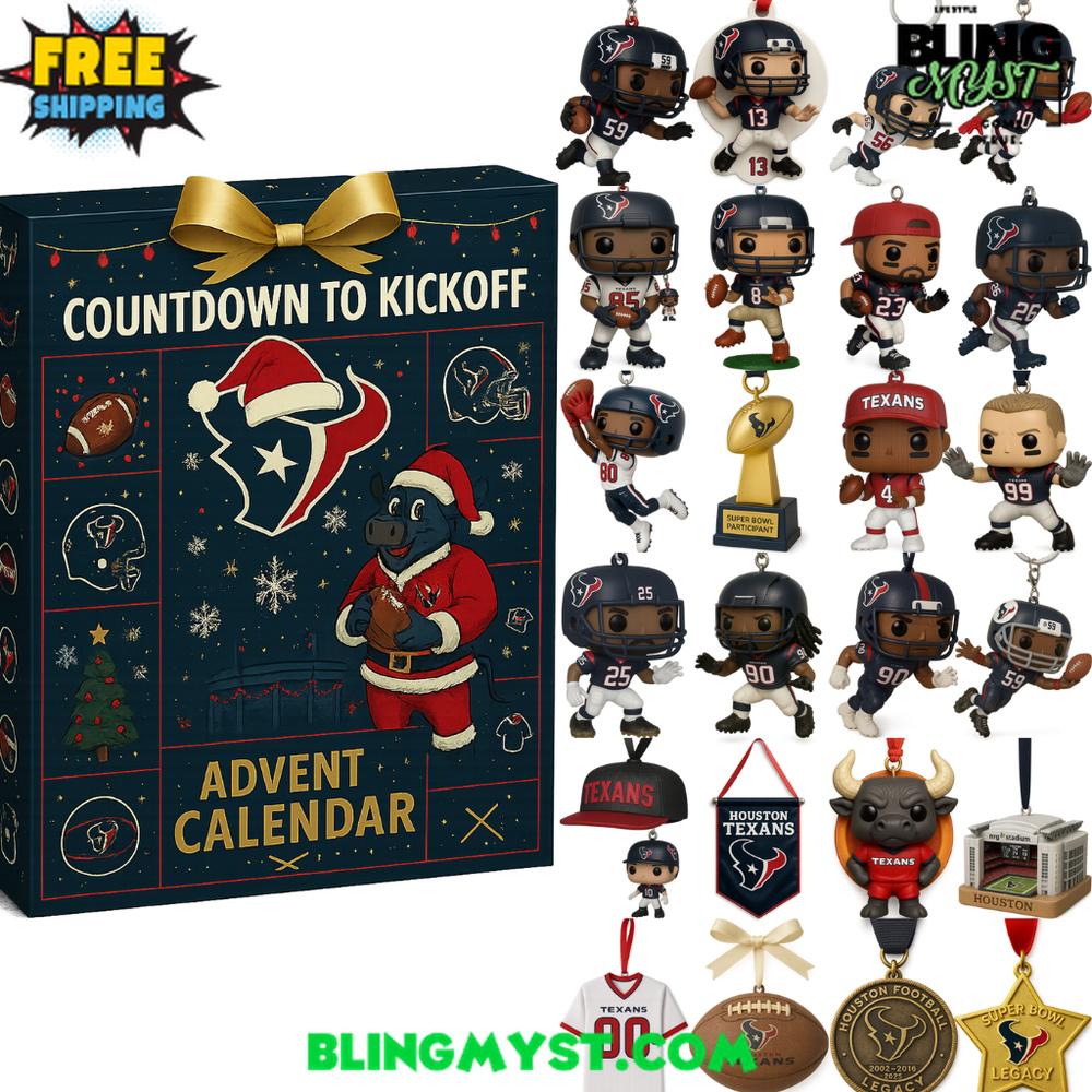 Houston Texans 24TH ANNIVERSARY Christmas Limited Edition Advent Calendar 2025 Houston Texans 24TH ANNIVERSARY Christmas Limited Edition Advent Calendar 2025