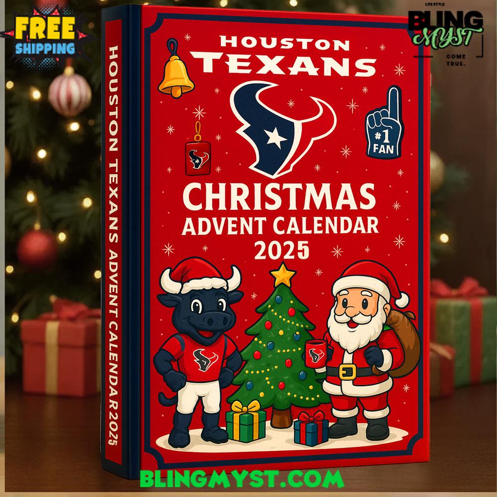 Houston Texans 24TH ANNIVERSARY Christmas Limited Edition Advent Calendar 2025 Houston Texans 24TH ANNIVERSARY Christmas Limited Edition Advent Calendar 2025