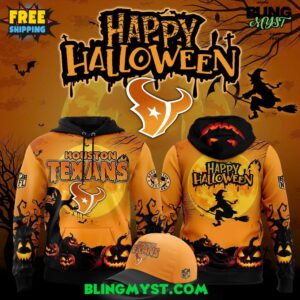 Houston Texans Happy Halloween 2025 NFL Hoodie