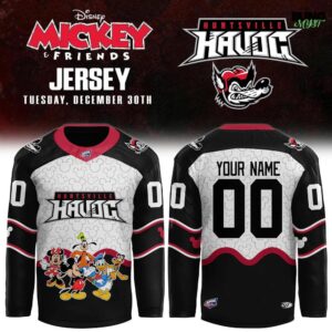 Huntsville Havoc Mickey & Friends Night Hockey Jersey