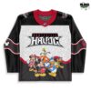 Huntsville Havoc Mickey Friends Night Hockey Jersey 2