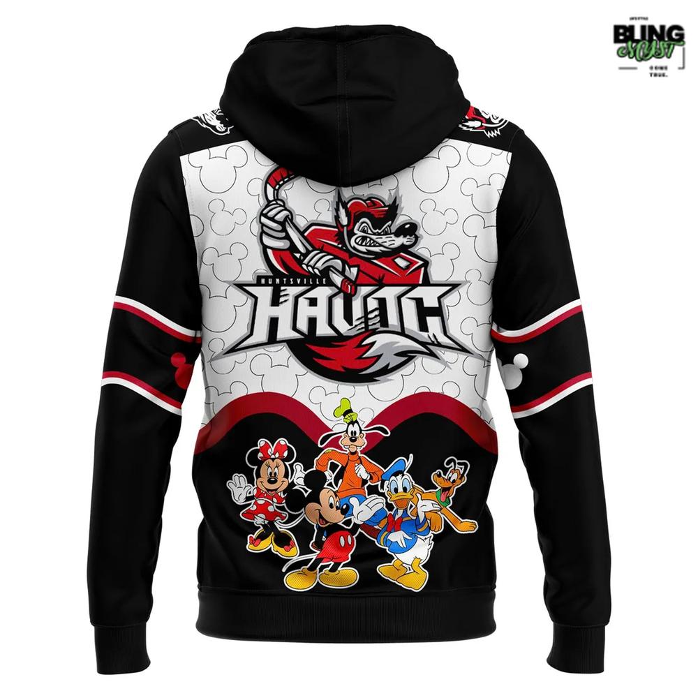 Huntsville Havoc Mickey & Friends Night Hoodie Huntsville Havoc Mickey & Friends Night Hoodie