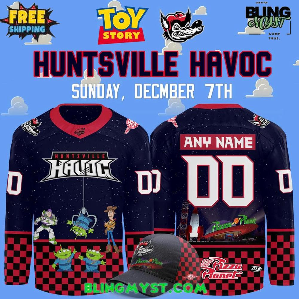 Huntsville Havoc Toy Story Night Special Hockey Jersey Huntsville Havoc Toy Story Night Special Hockey Jersey