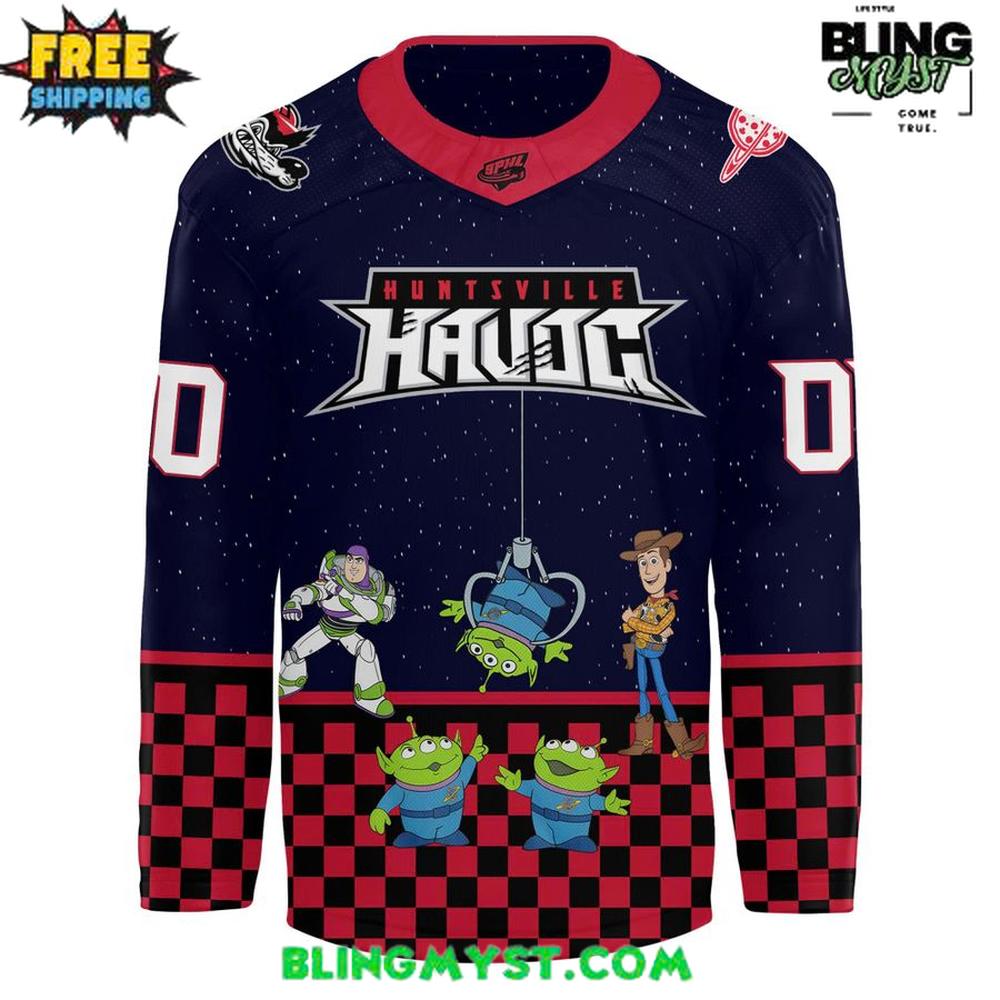 Huntsville Havoc Toy Story Night Special Hockey Jersey Huntsville Havoc Toy Story Night Special Hockey Jersey