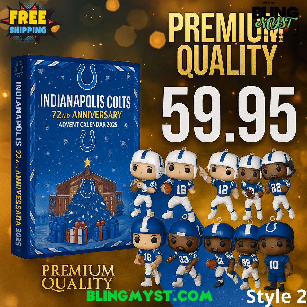 Indianapolis Colts 72nd Anniversary Advent Calendar Indianapolis Colts 72nd Anniversary Advent Calendar
