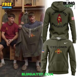 Iowa State Wrestling 2025 Veterans Day Special Hoodie