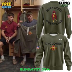 Iowa State Wrestling 2025 Veterans Day Special Sweatshirt