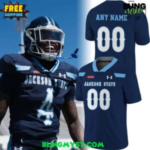 Jackson State Tigers Home Uniforms 2025–2026 Football Jersey