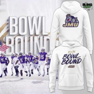 James Madison Dukes Bowl Bound 2025 Hoodie