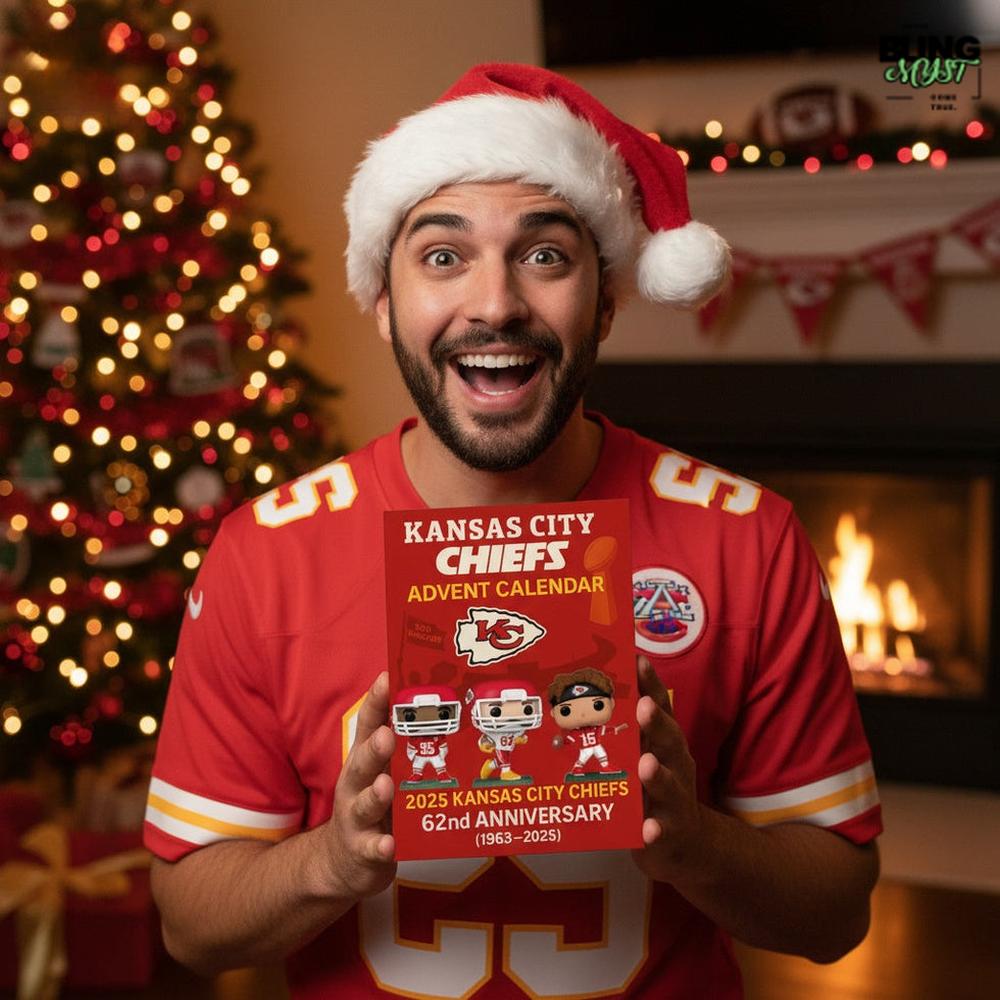 Kansas City Chiefs 62nd Anniversary Advent Calendar 2025 Kansas City Chiefs 62nd Anniversary Advent Calendar 2025