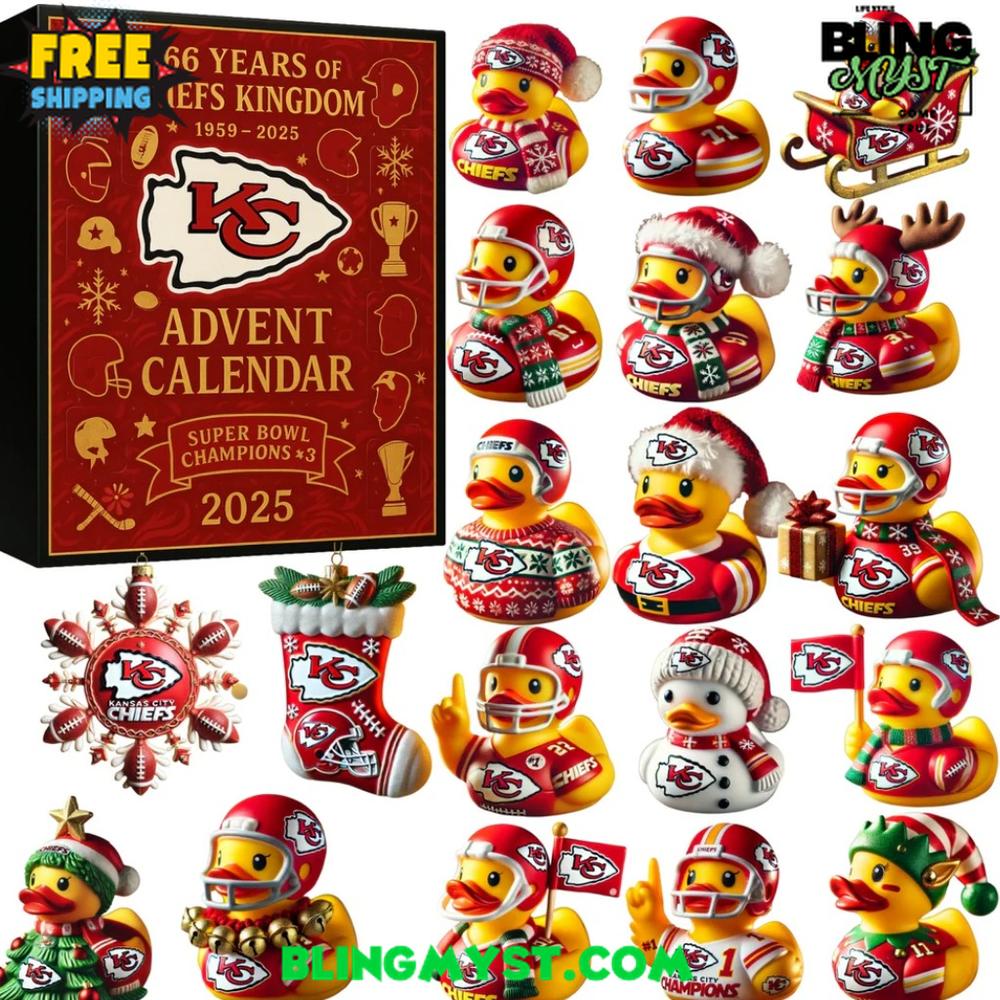 Kansas City Chiefs 62nd Anniversary Christmas Limited Edition Advent Calendar 2025 Kansas City Chiefs 62nd Anniversary Christmas Limited Edition Advent Calendar 2025