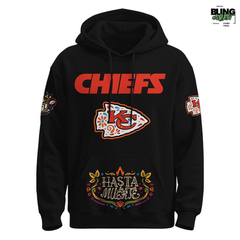 Kansas City Chiefs Hasta La Muerte 2025 Hoodie Kansas City Chiefs Hasta La Muerte 2025 Hoodie