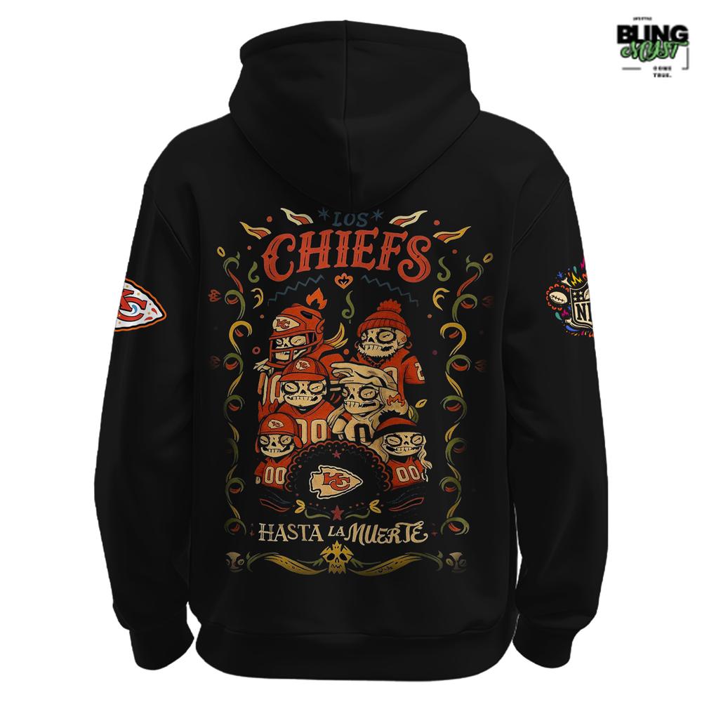 Kansas City Chiefs Hasta La Muerte 2025 Hoodie Kansas City Chiefs Hasta La Muerte 2025 Hoodie