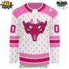 Kelowna Rockets Canadian Cancer 2025 Hockey Jersey 1 Kelowna Rockets Canadian Cancer 2025 Hockey Jersey 2