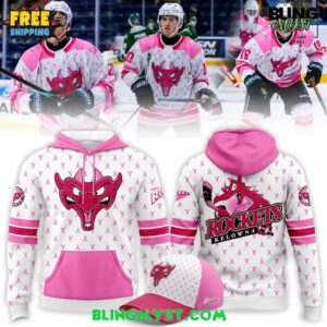 Kelowna Rockets Canadian Cancer 2025 Hoodie