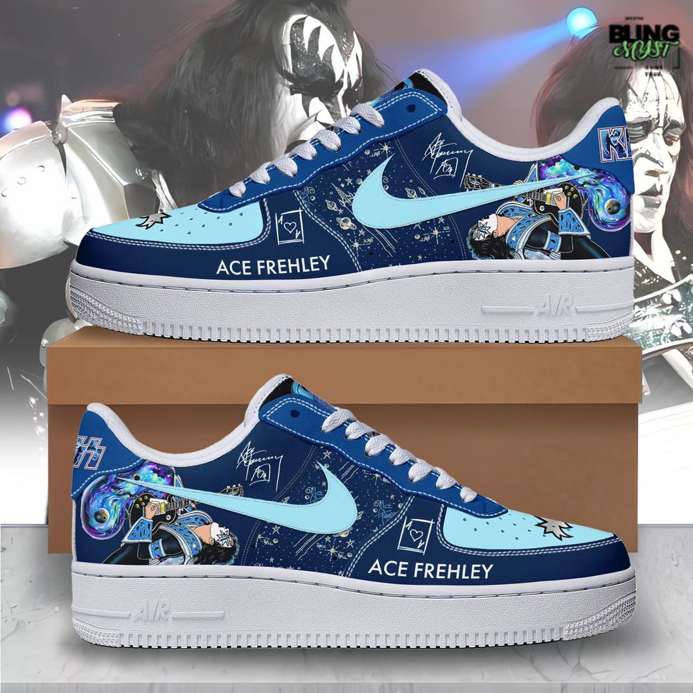 Kiss Band Ace Frehley Limited Edition Air Force 1 Kiss Band Ace Frehley Limited Edition Air Force 1