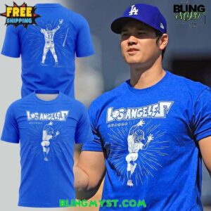 LA Dodgers Shohei Ohtani Hip Lock T-Shirt