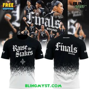 Las Vegas Aces 2025 Finals Bound “Raise the Stakes” T-Shirt