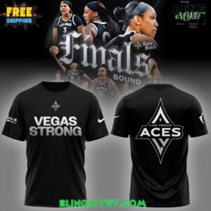 Las Vegas Aces 2025 WNBA Finals VEGAS STRONG Special T-Shirt