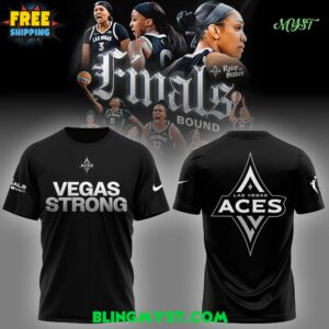 Las Vegas Aces VEGAS STRONG 2025 T-Shirt
