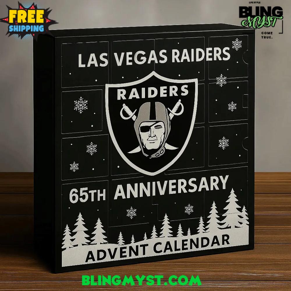 Las Vegas Raiders 65th Anniversary Christmas Limited Edition Advent Calendar 2025 Las Vegas Raiders 65th Anniversary Christmas Limited Edition Advent Calendar 2025