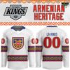 Los Angeles Kings Armerian Heritage 2025 Hockey Jersey 1