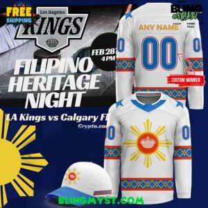 Los Angeles Kings Filipino Heritage Night 2026 Hockey Jersey