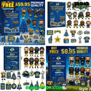 Los Angeles Rams 89TH ANNIVERSARY Christmas Limited Edition Advent Calendar 2025