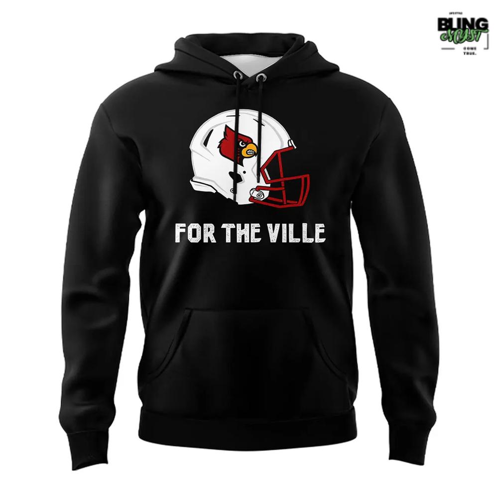 Louisville Cardinals For the Ville Special Edition Hoodie Louisville Cardinals For the Ville Special Edition Hoodie