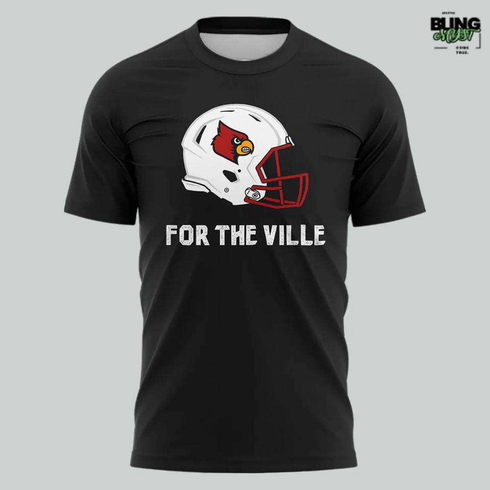 Louisville Cardinals For the Ville Special Edition T-Shirt Louisville Cardinals For the Ville Special Edition T-Shirt