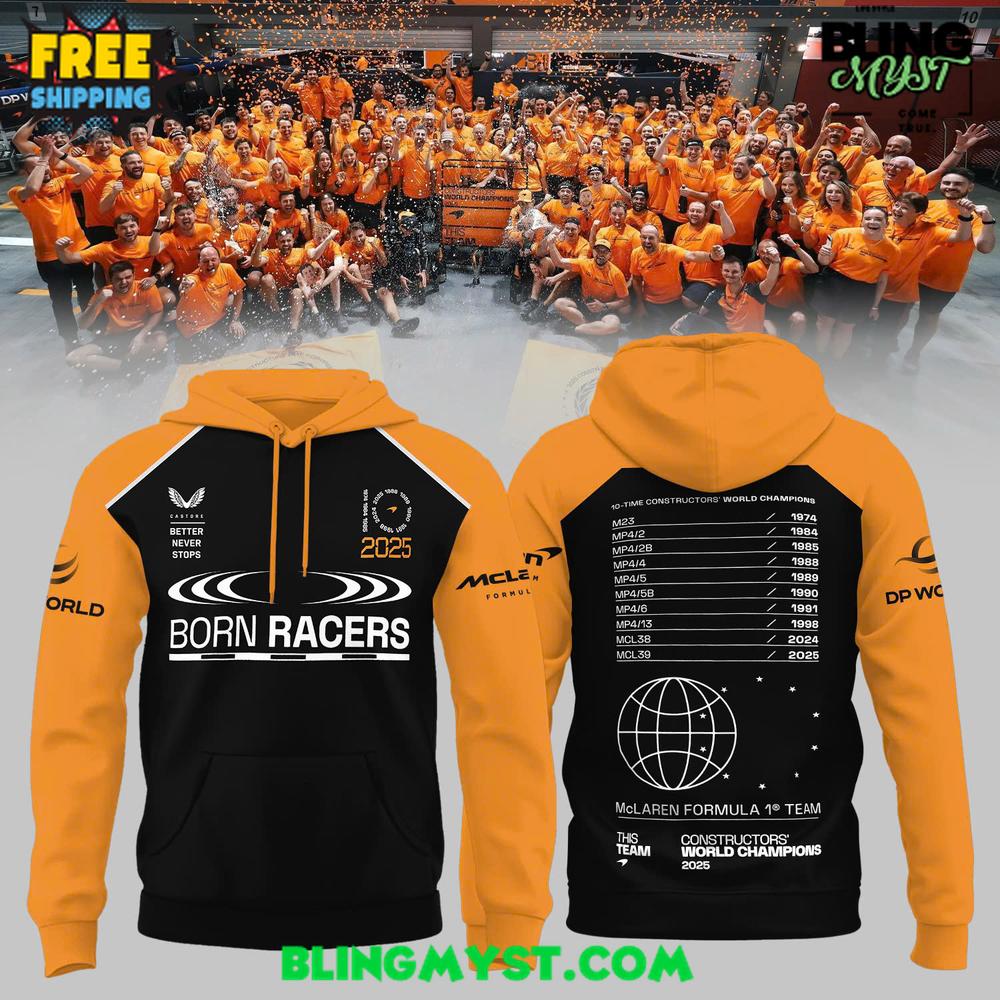 McLaren Formula Constructors 2025 World Champions Hoodie McLaren Formula Constructors 2025 World Champions Hoodie