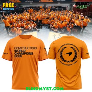 McLaren Formula Constructors 2025 World Champions T-Shirt