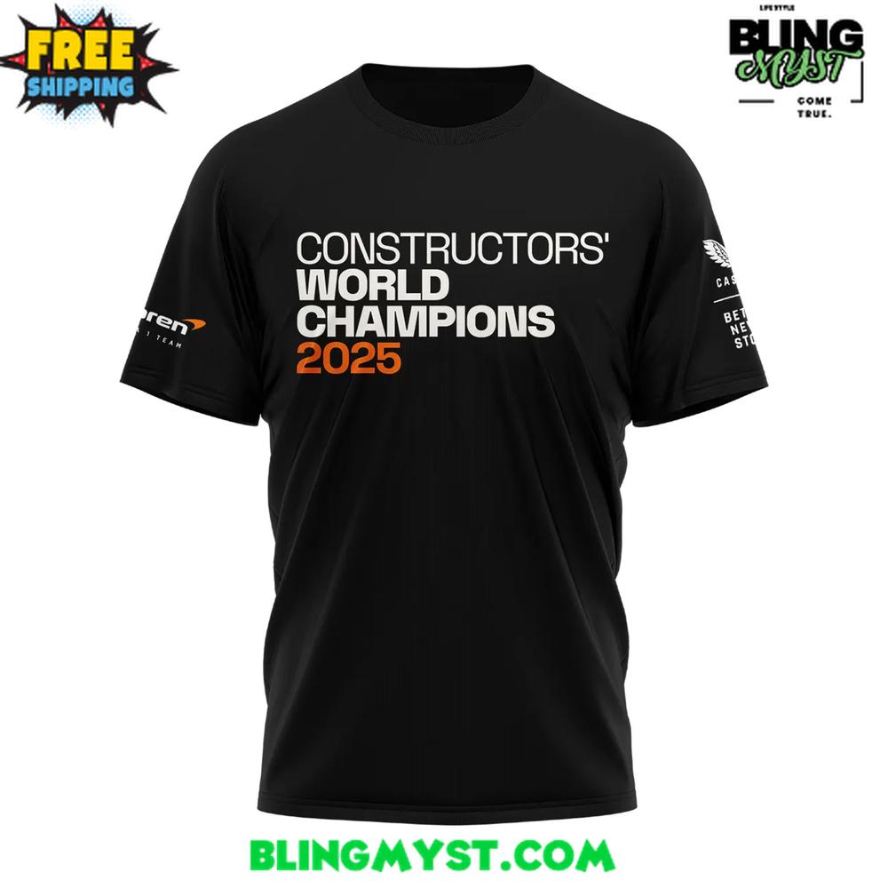McLaren Formula Constructors 2025 World Champions T-Shirt McLaren Formula Constructors 2025 World Champions T-Shirt