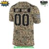 Miami Hurricanes Military Appreciation 2025 Camo Football Jersey 2 Miami Hurricanes Military Appreciation 2025 Camo Football Jersey 3