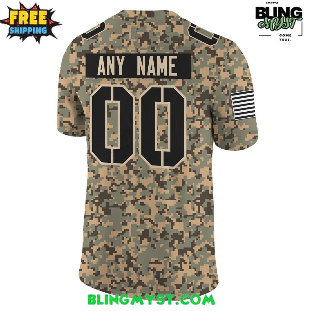Miami Hurricanes Military Appreciation 2025 Camo Football Jersey Miami Hurricanes Military Appreciation 2025 Camo Football Jersey