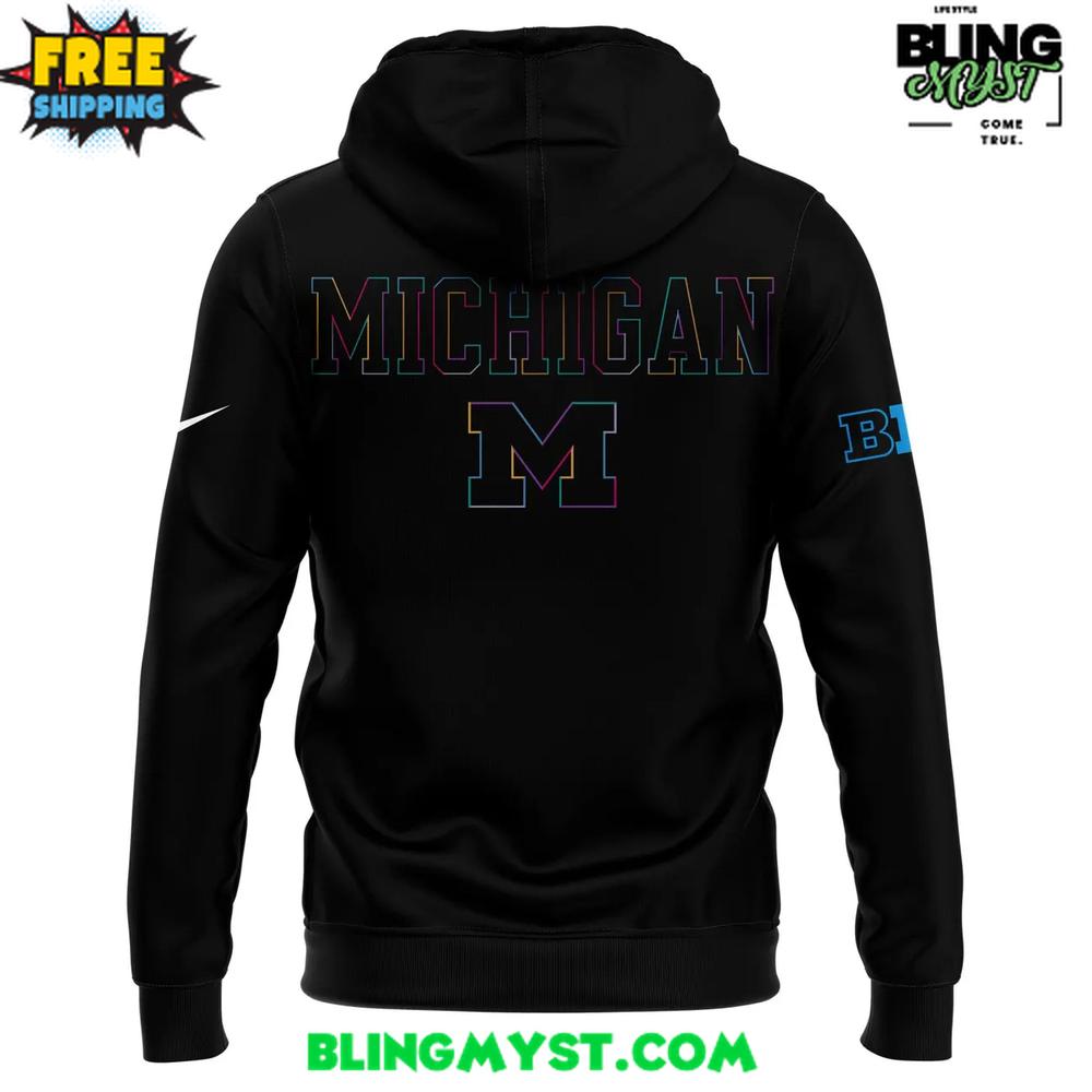 Michigan Wolverines Crucial Catch Intercept Cancer 2025 Hoodie Michigan Wolverines Crucial Catch Intercept Cancer 2025 Hoodie