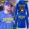 Milwaukee Brewers Jesus Won 2025 Special Hoodie 1