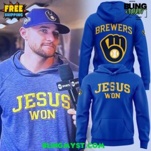 Milwaukee Brewers Jesus Won 2025 Special Edition Hoodie
